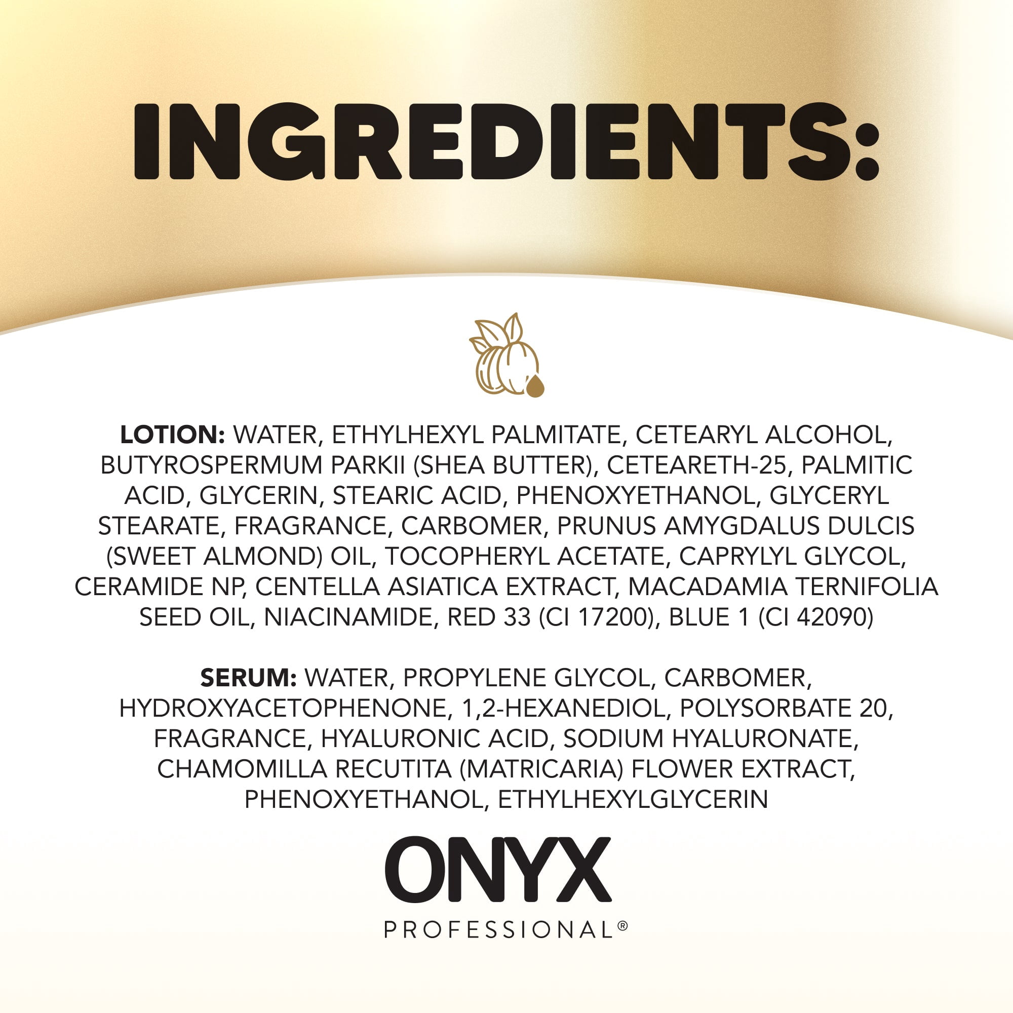 ONYX Professional Hydrating Body Lotion and Serum Duo, Winter Berry, 5 fl oz