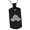Black, variant on Stainless Steel Asakura Samurai Crest Engraved Dog Tag Pendant Necklace