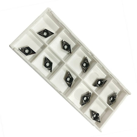

10pcs DCGT070202-AK N01 Aluminium Cutting Carbide Lathe Insert DCGT07