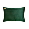 thumbnail image 4 of The HomeCentric Decorative Pillow Covers, Decorative Pillow Covers Pack of 2, 12"x18" (30x45 cm) Green, Silk Rectangular Pillow Covers, Handmade Pillow Covers - Green Tea, 4 of 4