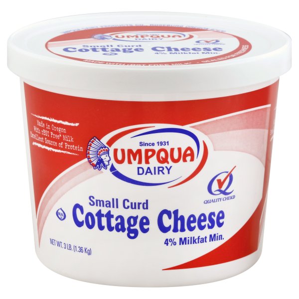 Umpqua Dairy Small Curd Cottage Cheese, 48 Oz.