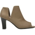 thumbnail image 2 of Women's Life Stride Coana Open Toe Bootie Taupe PU 7.5 M, 2 of 6