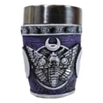 thumbnail image 2 of Gothic Death Moth Triple Lune Arcane Crâne Verres Ensemble de 4 Nouveautés, 2 of 9