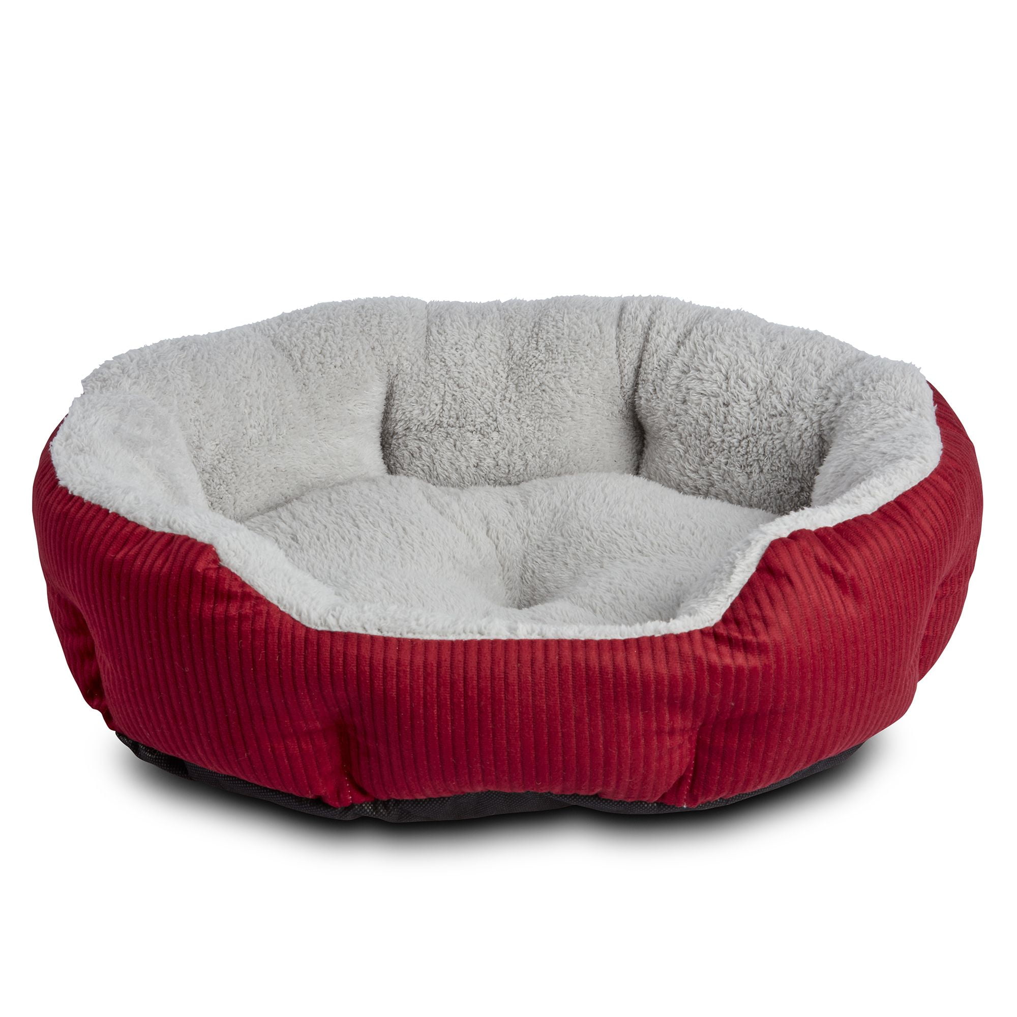 Vibrant Life Cuddler Small Cat Dog Bed, Red