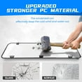 thumbnail image 6 of KEMIMOTO Rear Hard Windshield Rear Window Compatible with 2016-2023 Polaris General 1000 / 4 1000 / General XP 1000 4 Clear, 6 of 9