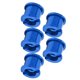 thumbnail image 5 of Pernos De Ruedas De Cadena Dobles, Protección Contra La Oxidación 7075 Tornillos De Disco De Bicicleta De Carretera De Aluminio Ligero Para Ciclismo Amonsee Azul, 5 of 8