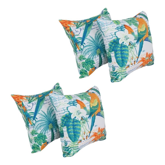 17-inch Square Polyester Outdoor Throw Pillows (Set of 4) 9910-S4-OD-221