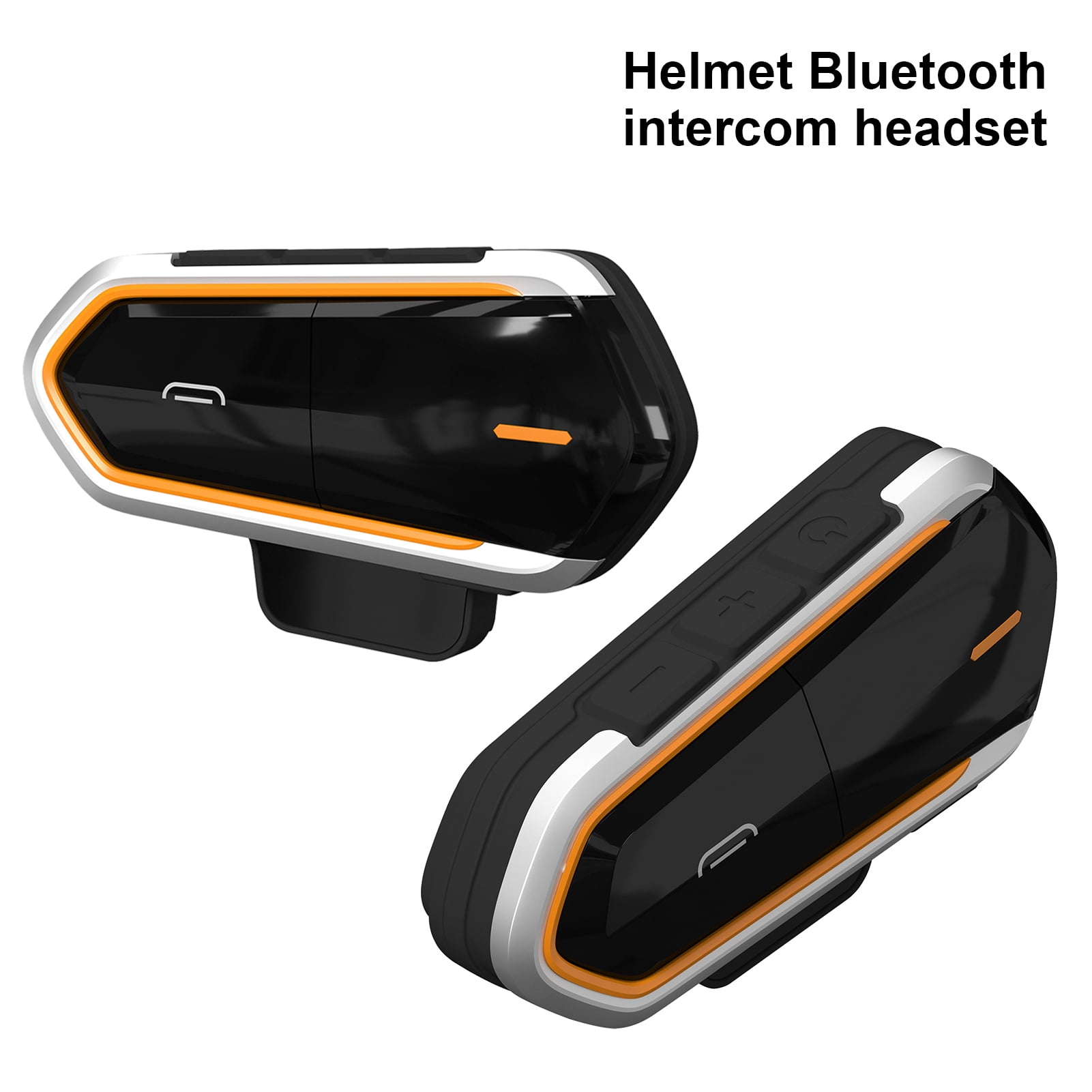 Motorcycle Bluetooth Intercom Headset BT Helmet Interphone FM Radio Stereo Music 