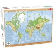 Tactic USA TAC58263 World Map Puzzle - 1000 Piece