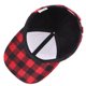 thumbnail image 5 of Moda hombres mujeres gorra de béisbol a cuadros visera sombrero ajustable deportes al aire libre sombrero para el sol, 5 of 5