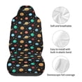 thumbnail image 5 of Sikiie Solar System Planets Space Car Seat Protector 2 Pack Car Seat Cushion Mat, Car Seat Covers for SUV, Truck, Van, 5 of 7