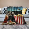 thumbnail image 2 of Orinice Popcorn Soda Cinema Warm Lightweight Blanket Soft Fleece Throw Blanket for Living Rooms Sofa Decor Cow Gifts All Seasons Plush Blankets 50x60in, 2 of 6