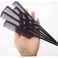 thumbnail image 1 of Becaristey 1 Ensemble Belle Brosse de Salon Coiffure Non Résistante Peigne Dent Circulaire Résistant à l'Usure Cure-Cheveux Design Unique Noir 10 Pcs, 1 of 3