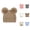 Khaki, variant on Bear Knit Double Pom-Pom Beanie Hat - Baby Warm Woolen Caps For Newborns, Cute Cartoon Style For Autumn Winter Daily Wear Accessories & Toddler Shower Gift Ideas