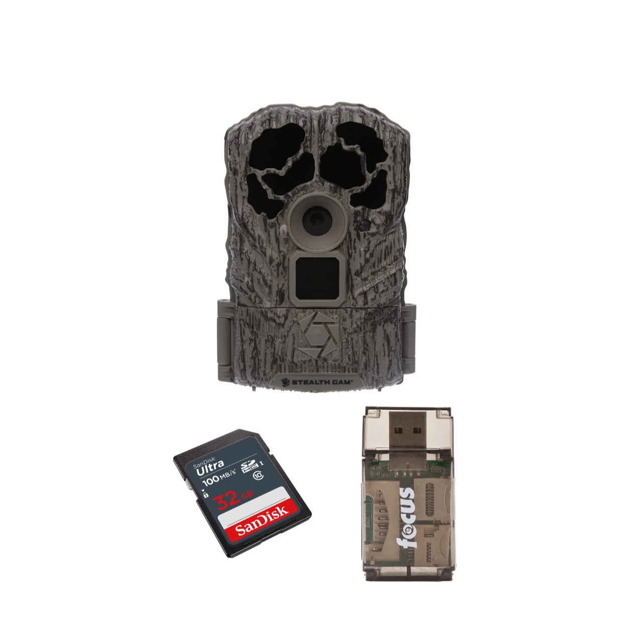 Stealth Cam Browtine 16MP Trail Camera with 32GB Memory Card and Card
