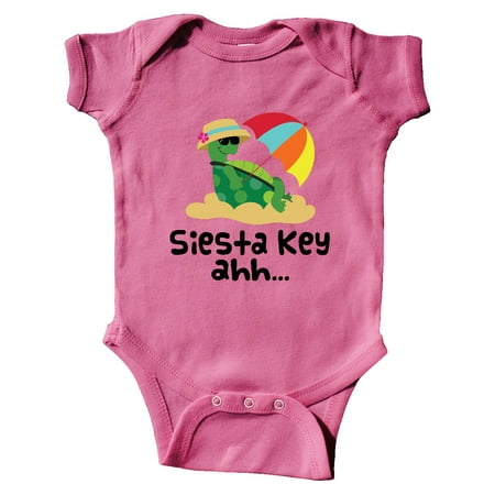 

Inktastic Siesta Key Florida Summer Vacation Gift Baby Girl Bodysuit