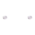 thumbnail image 5 of Pendientes de plata esterlina S925 chapados en oro de 14 quilates, minipendientes clásicos versátiles con cuatro garras y un diamante y circonita, estilo japonés-coreano, sencillos para mujer, 5 of 5