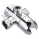 thumbnail image 3 of 1 pieza 1/2 "tres vías t-adapter valvula inodoro Bidet cabeza de Diverter valvula para inodoro de mano Bidet Spray para Cocina - 1 Estilo 1 Macarena Válvula adaptadora en T de tres vías, 3 of 7