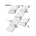 thumbnail image 1 of PENGXIANG Wine Acrylic Rack Wine Holder Modern Transparent Acrylic Free Standing Tabletop Storage Wine Bottle Small Stand for Home Kitchen Bar Cabinets 5 Bottle Wine Holder, 1 of 1