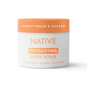 Native Sweet Peach & Nectar Detoxifying Body Scrub 12 oz