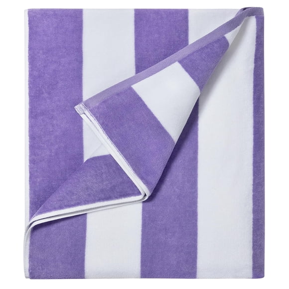 Toalla LULUHOME, grande, 91 x 178 cm, algodón de gran tamaño, color morado