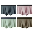 thumbnail image 1 of Felwors Mens Comfortable Underwear Four Seasons Boxers Breathable Shorts, 1 of 5