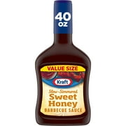Kraft Sweet Honey Slow-Simmered Barbecue BBQ Sauce Value Size, 40 oz Bottle