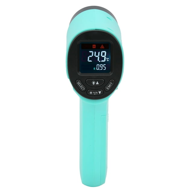 Temperature Measuring Gun NonContact Infrared Portable Handheld Thermometer HW550(Green )