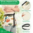 thumbnail image 4 of Yayeee Waist Apron with Pockets for Cooking Waterproof Half Server Aprons, Orange Autumn Leaves, 4 of 7