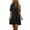 Black, variant on Summer Casual Dresses for Women Loose Short Sleeve Midi Dress Tiered Ruffle Long Dress with Pockets Solid Color