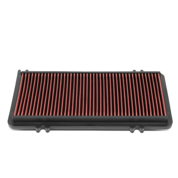 DNA Motoring AFPN-197-RD For 1998 to 2003 Acura CL TL Honda Accord V6 Replacement Drop-in Air Filter Panel Red