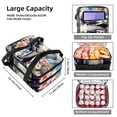 thumbnail image 3 of Elephant Double Layered Insulated Refrigerated Large Capacity Handheld Lunch Bag with Two Compartments - 7.1x11.4x16.1 Inches, 3 of 6