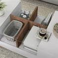 thumbnail image 6 of Bowery Hill 2-Drawer Modern Wood Storage Coffee Table in White, 6 of 8