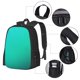 thumbnail image 2 of Fotbe Turquoise Light Blue Mochila para Hombre y Mujer - Tela Oxford 600D Resistente - Mochila Impermeable de Gran Capacidad para Escuela, Viajes y Senderismo, 2 of 6