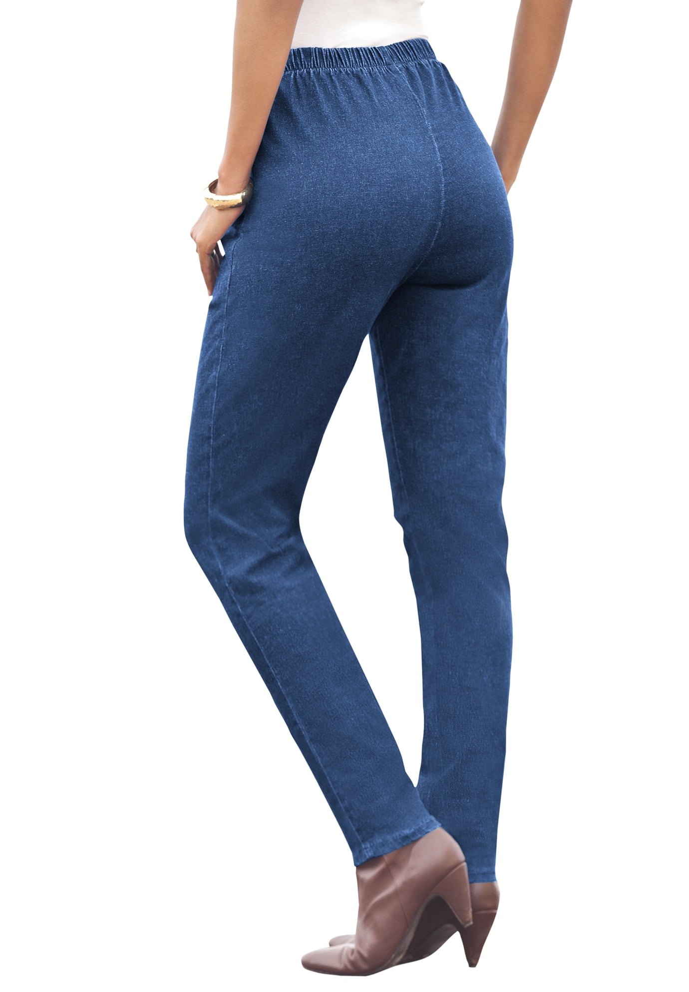 walmart womens elastic waist jeans