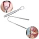 thumbnail image 2 of 2pcs Stainless Steel Tongue Scraper Brush Cleaning Scraper Oral Care Tongue Cleaner Tools, 2 of 4