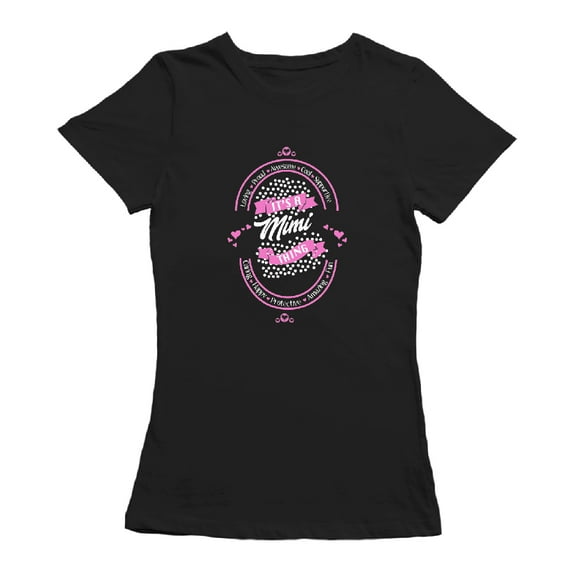 It's A Mimi Thing Graphic Women Black T-Shirt, Female Small