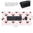 thumbnail image 2 of Hirioo Swan And Flowers2 for Mouse Pad ,Anti-Slip Base, Durable Stitched Edges, Perfect for Gaming, Office, and Home Use,16x35.5in, 2 of 9