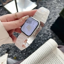 Dwitch Classy Resin Watch Band for Apple Watch Band 42mm 44mm 45mm 46mm(Series 10) 49mm,Thin Light Strap Bracelet for iWatch Band Series 10 9 8 7 6 5 4 3 2 1 SE Ultra 2/Ultra 1 for Women,C