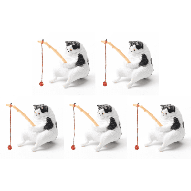 Adorno Pesca para Gatitos Figura Pesca para Gatos Acuario (C)