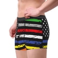 thumbnail image 2 of Haiem American Flag Men's Boxer Briefs, Every Day Comfort Stretch Cotton Moisture-Wicking Underwear-Large, 2 of 5