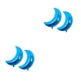 thumbnail image 3 of Globos de cumpleaños decorativos Bearachild 2 piezas gran tamaño globo elástico en forma de luna Azul, 3 of 6