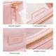 thumbnail image 4 of Estuche de maquillaje Rownyeon, bolsa de aseo transparente, organizador de viaje, rosa, 4 of 5