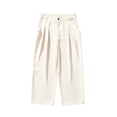 thumbnail image 5 of Lmueinov Mens Cotton Linen Pants Casual Business Pants with Pockets Lightweight Wide Leg Dress Trousers for Men 2026 Vacation Summer Fall Outfits, 5 of 5