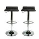 thumbnail image 1 of Taburetes de bar (2 unidades, altura regulable, de piel sintética, barra giratoria, mesa de cocina, altura de bar, taburetes, sillas de comedor, 2 unidades) Color Negro Stay Elit Taburetes minimalistas, 1 of 6
