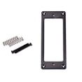 thumbnail image 4 of Full-size Flat Metal Humbucker Pickup Mounting Rings Frame Mounting Ring Flat Base Pickup Frame Thicknes 2mm (Black), 4 of 8