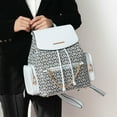 thumbnail image 3 of MKF Collection The Issah Backpack Stylish Vegan Leather, Spacious Design, and Versatile Handbag M Monogram Desing by Mia K.- Pink, 3 of 7