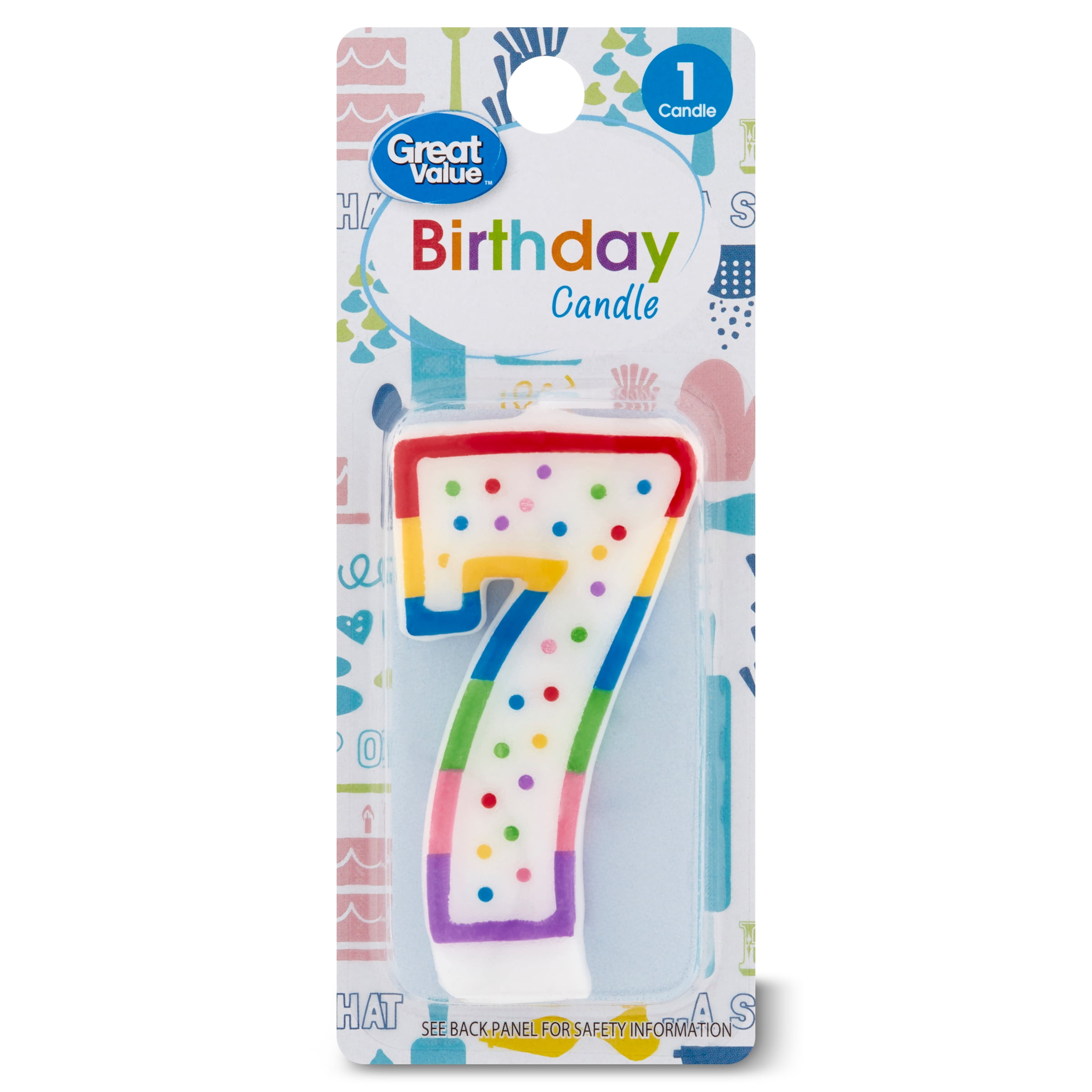 Cake Decorations Party Ages Blue Pink Silver Numeral BIRTHDAY CANDLES 