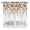 Burnt Orange, variant on Swag Valance Curtains for Windows, Orange Brown Eucalyptus Light Filtering Kitchen Curtains with Rod Pocket, Watercolor Spring Weeping Botanical Window Treatment Valances, 28x36 - 2 PCS
