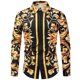 thumbnail image 1 of Camisas con botones de verano para hombre, devoluciones gratuitas, camisetas para hombre estilo real, informales, ajustadas, suaves y lisas, a la moda, tallas S-6XL, camisas de fiesta de lujo, 1 of 6